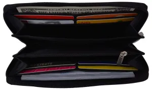 Women Rfid Bifold Ladies Cluth Wristlet Wrist Strap Long Purse Leather Wallet Today Only Savings Hot Offer Ending Soon