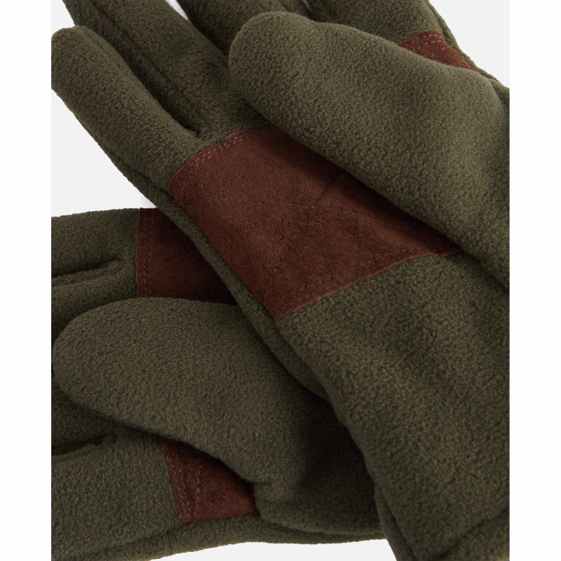 Barbour Coalford Mens Fleece Gloves - Olive Grab It Now Mega Hot Offer