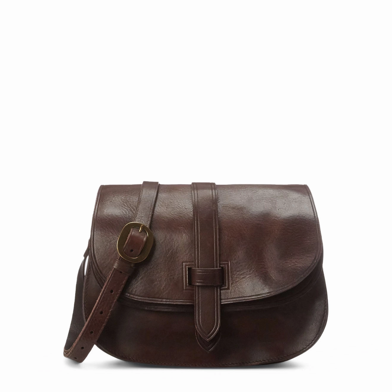 Best Deal Alert Clearance Alert Now Rrl By Ralph Lauren Leather Crossbody Bag Dark Brown