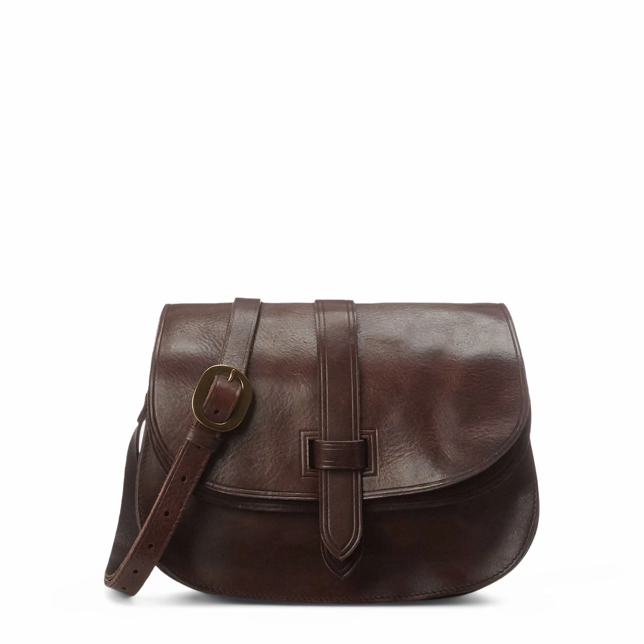 Best Deal Alert Clearance Alert Now Rrl By Ralph Lauren Leather Crossbody Bag Dark Brown