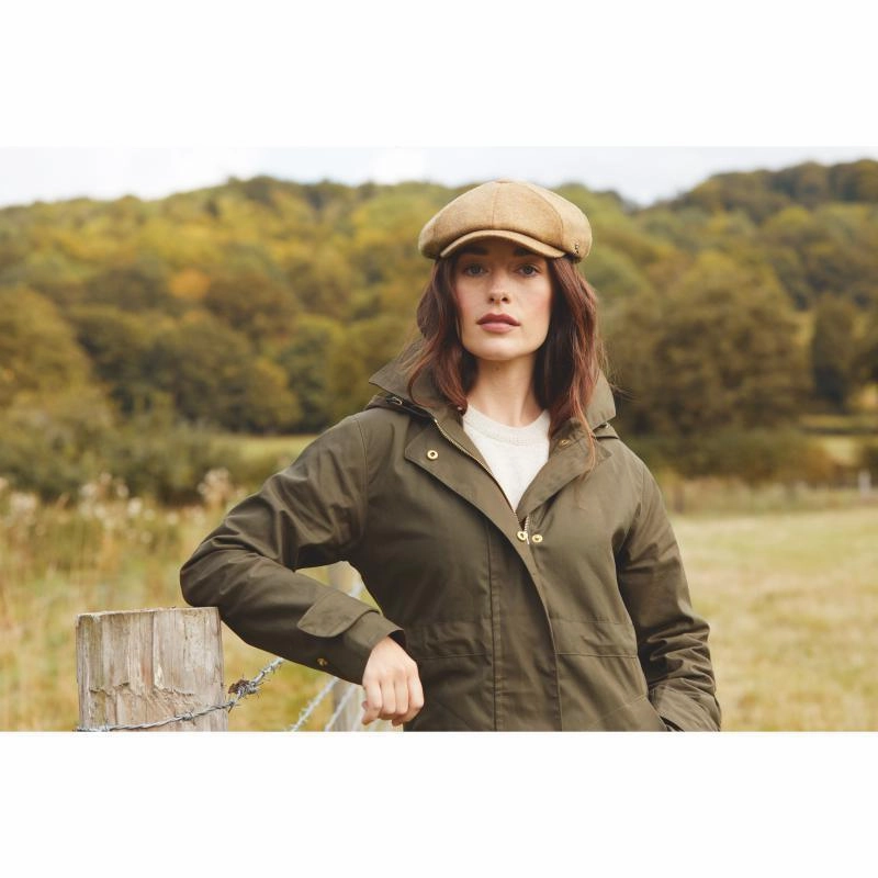 Sale Ending Soon Flash Pick Today Hicks & Brown Felsham Bakerboy Tweed Cap - Russet