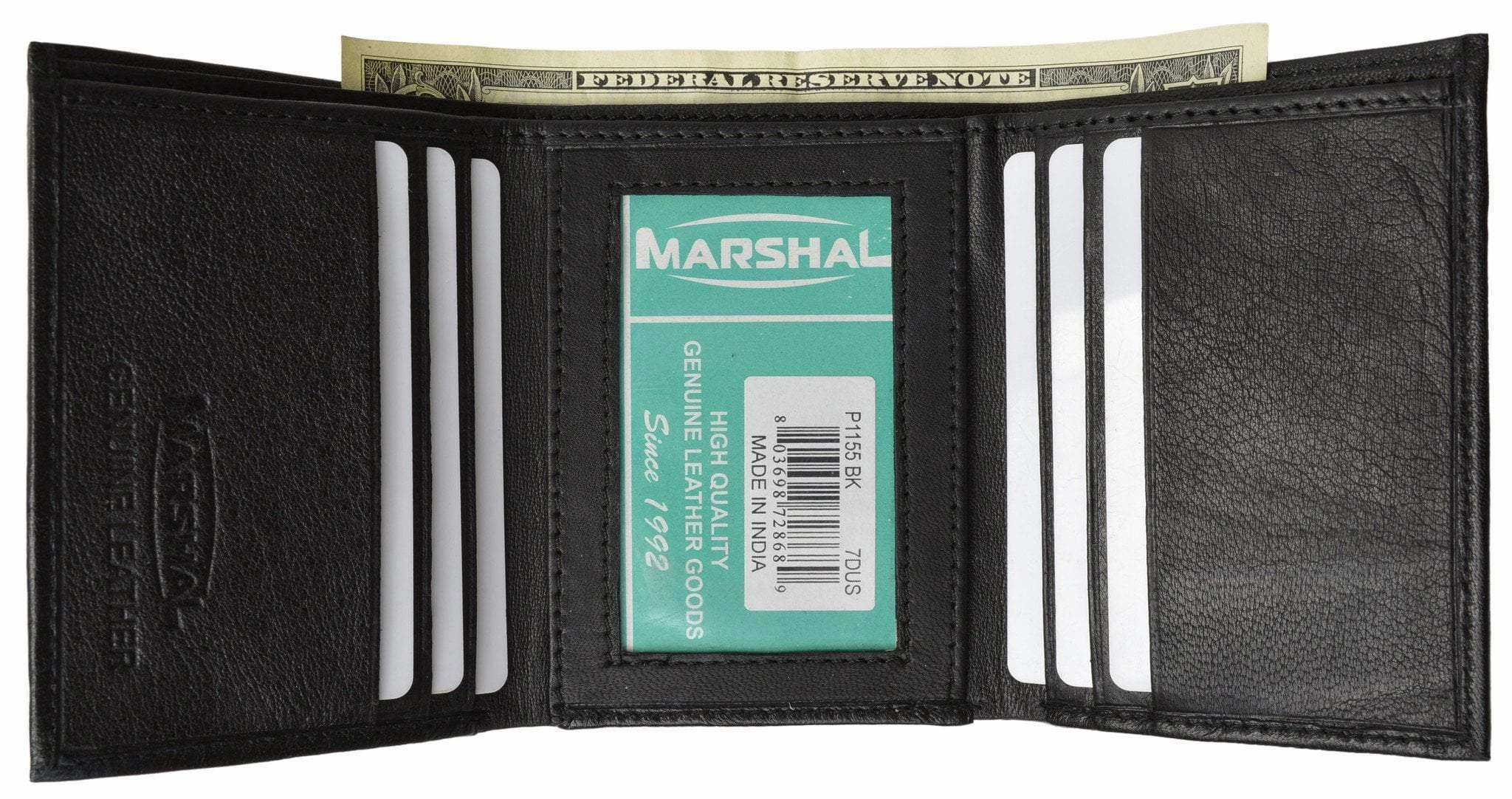 Rfid Premium Leather Men'S Trifold Card Holder Id Wallet Rfid P 55 (C) Price Drop Frenzy