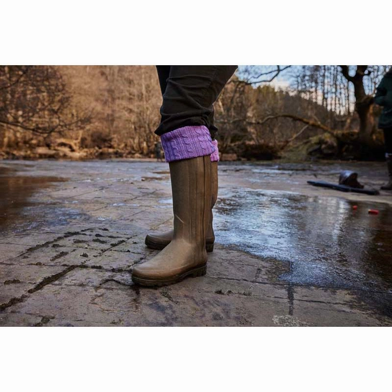 Grab It Fast Schoffel Lilymere Ladies Merino Socks - Lavender