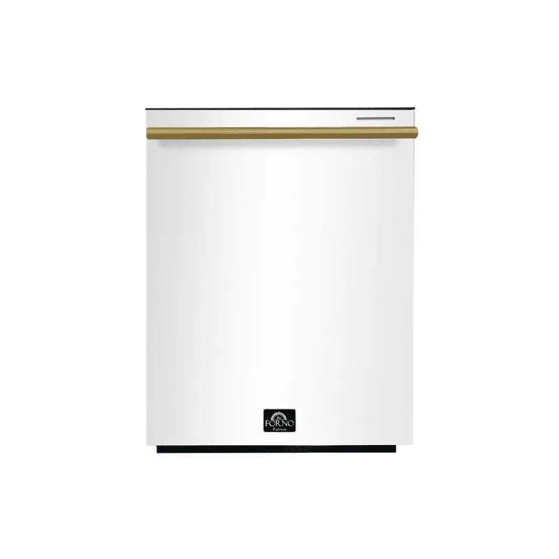 FORNO 24?? Pozzo Built-in Dishwasher with additional Antique Brass handles - FDWBI8067-24