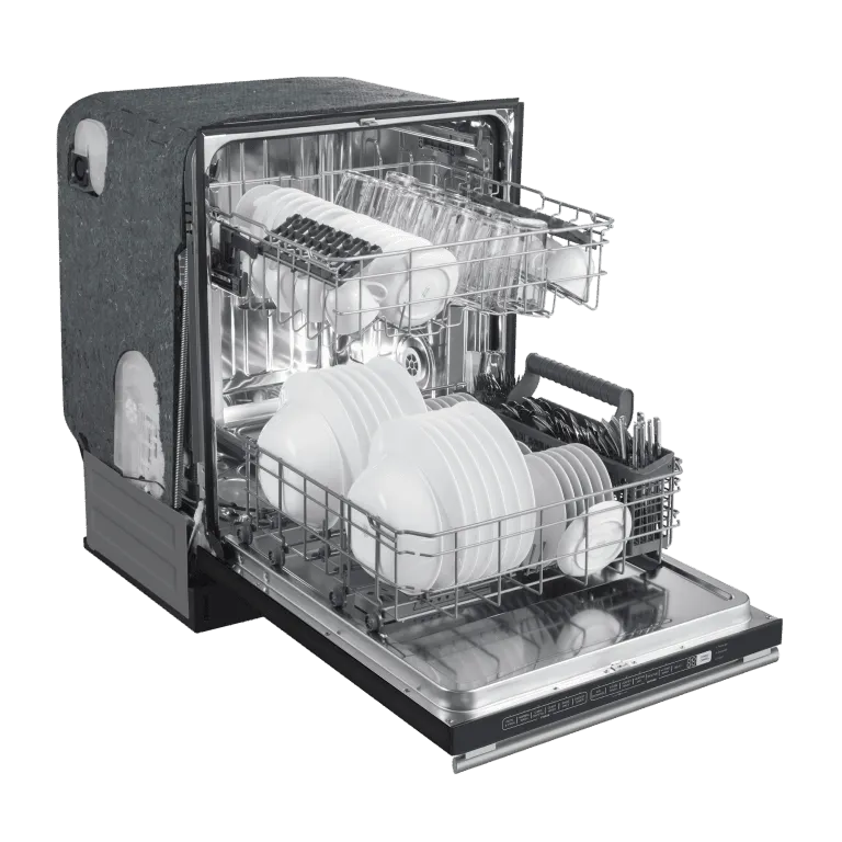 FORNO 24?? Pozzo Built-in Dishwasher with additional Antique Brass handles - FDWBI8067-24