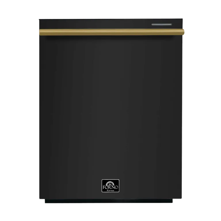 FORNO 24?? Pozzo Built-in Dishwasher with additional Antique Brass handles - FDWBI8067-24