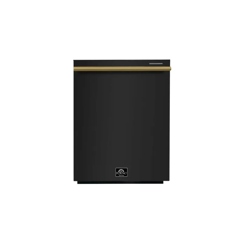 FORNO 24?? Pozzo Built-in Dishwasher with additional Antique Brass handles - FDWBI8067-24