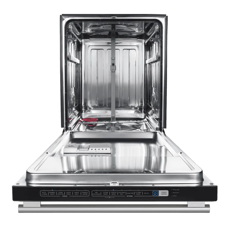 FORNO 24?? Pozzo Built-in Dishwasher with additional Antique Brass handles - FDWBI8067-24