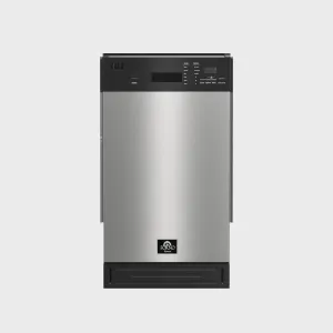 FORNO Espresso Polo 18" Built-in Dishwasher in Stainless Steel, FDWBI8041-18S