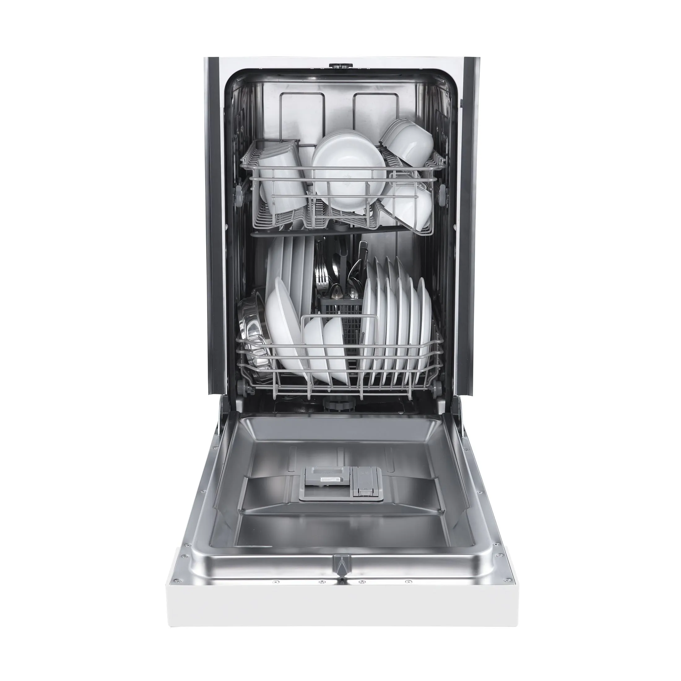 FORNO Espresso Polo 18" Built-in Dishwasher in White, FDWBI8041-18WHT