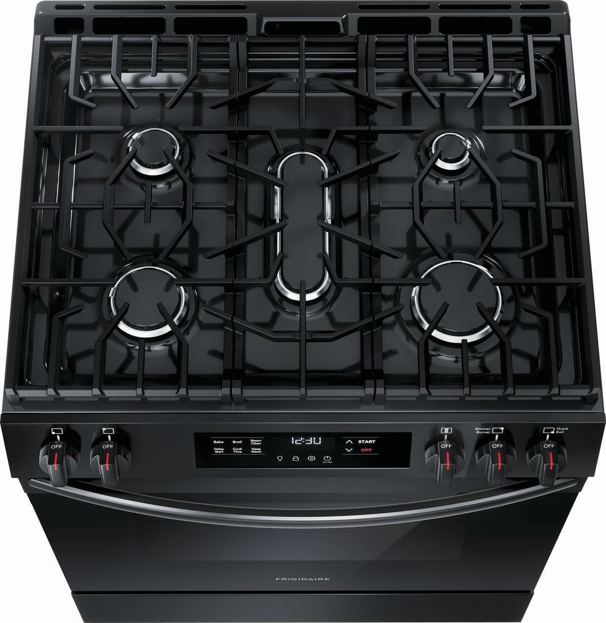Frigidaire FCFG3062AB Frigidaire 30" Front Control Gas Range With Quick Boil