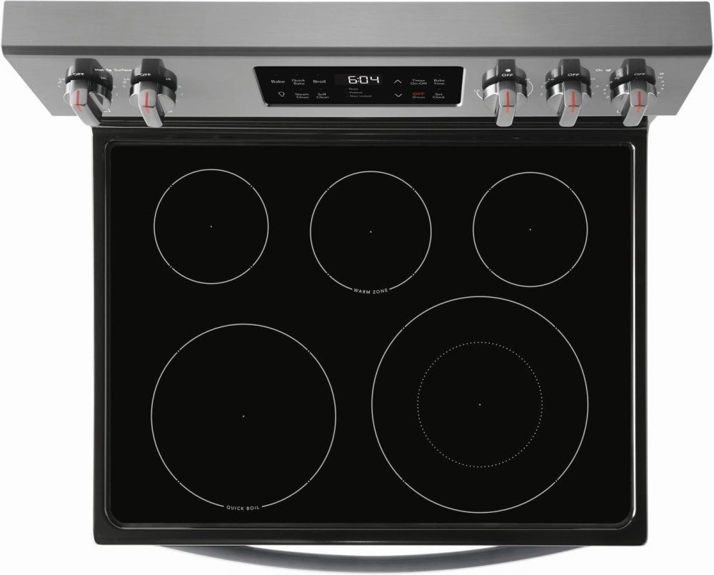 Frigidaire GCRE3038AD Frigidaire Gallery 30'' Freestanding Electric Range With Steam Clean