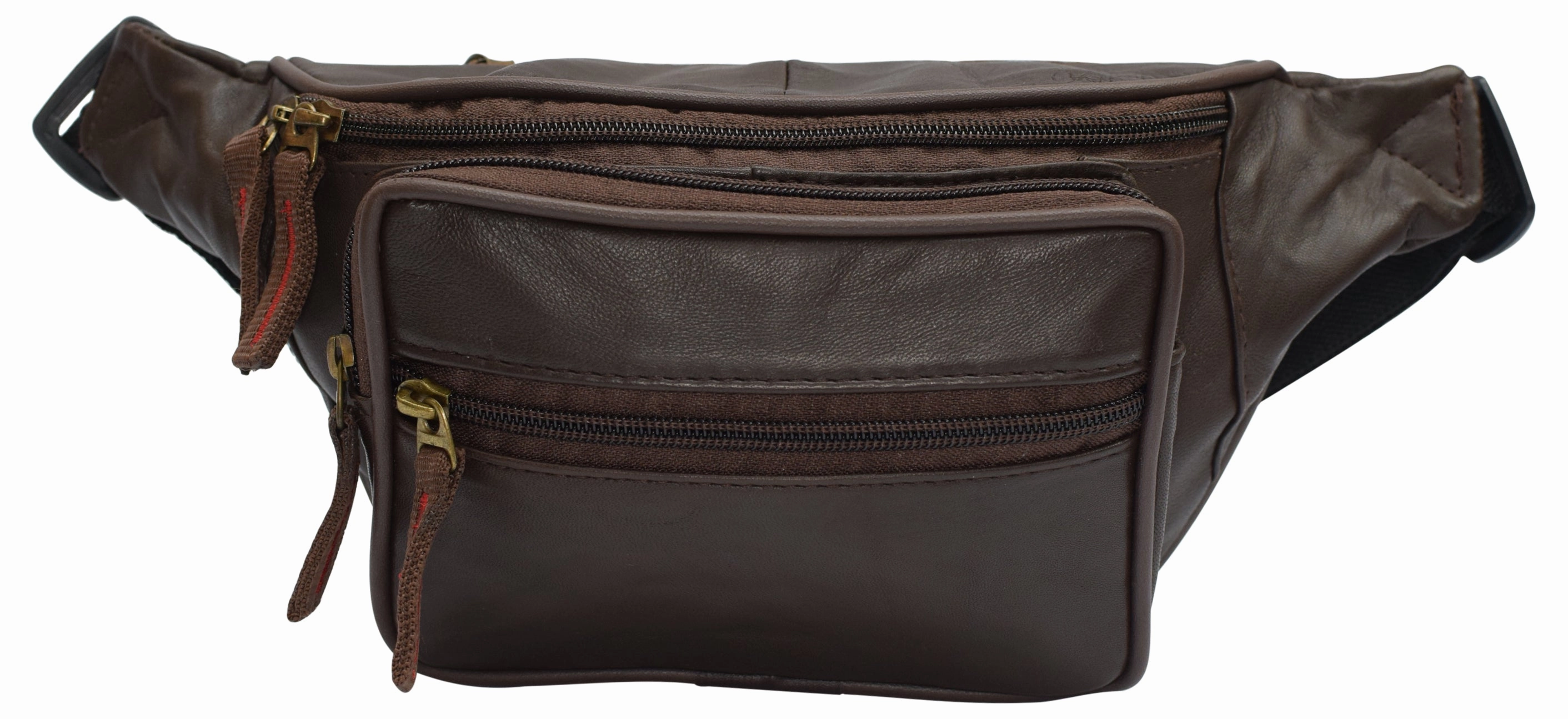 Front Pocket Rfid Protected Genuine Leather Fanny Pack Waist Bag Organizer With Adjustable Belt Multiple Pockets For Men And Women Today Only Discount Alert Clearance Blowout