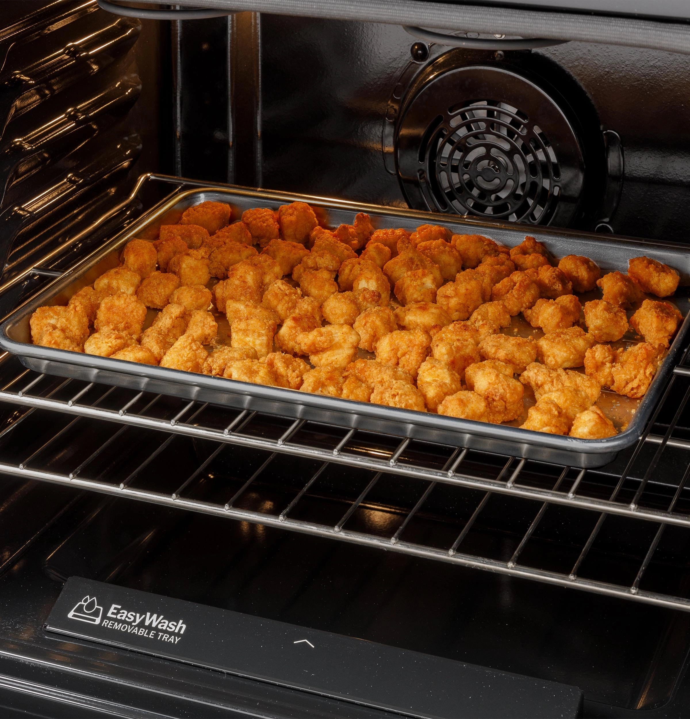 Ge Appliances GRS600AVES Ge 30" Slide-In Electric Convection Range With No Preheat Air Fry And Easywash&#8482; Oven Tray