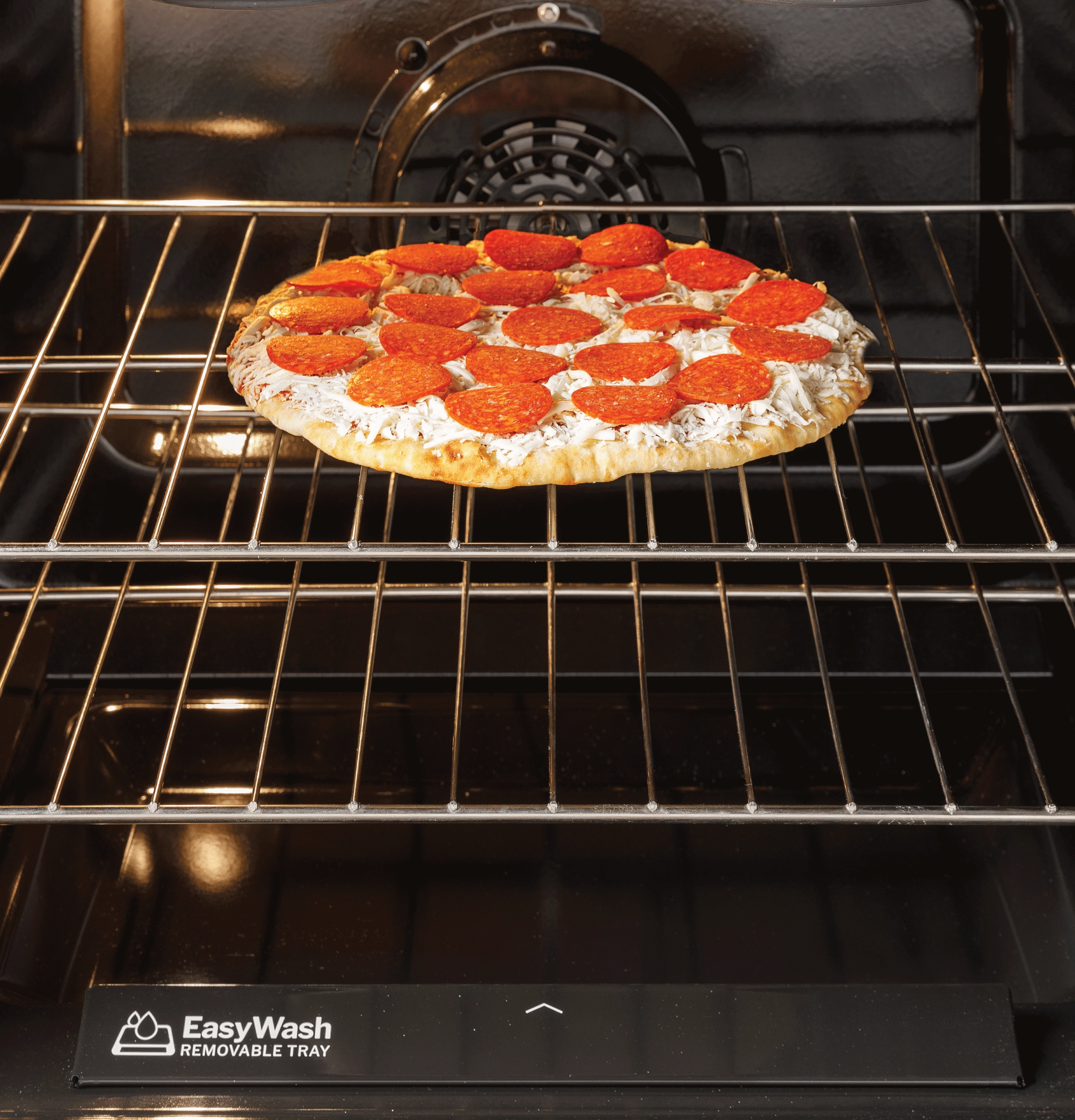 Ge Appliances GRS600AVES Ge 30" Slide-In Electric Convection Range With No Preheat Air Fry And Easywash&#8482; Oven Tray