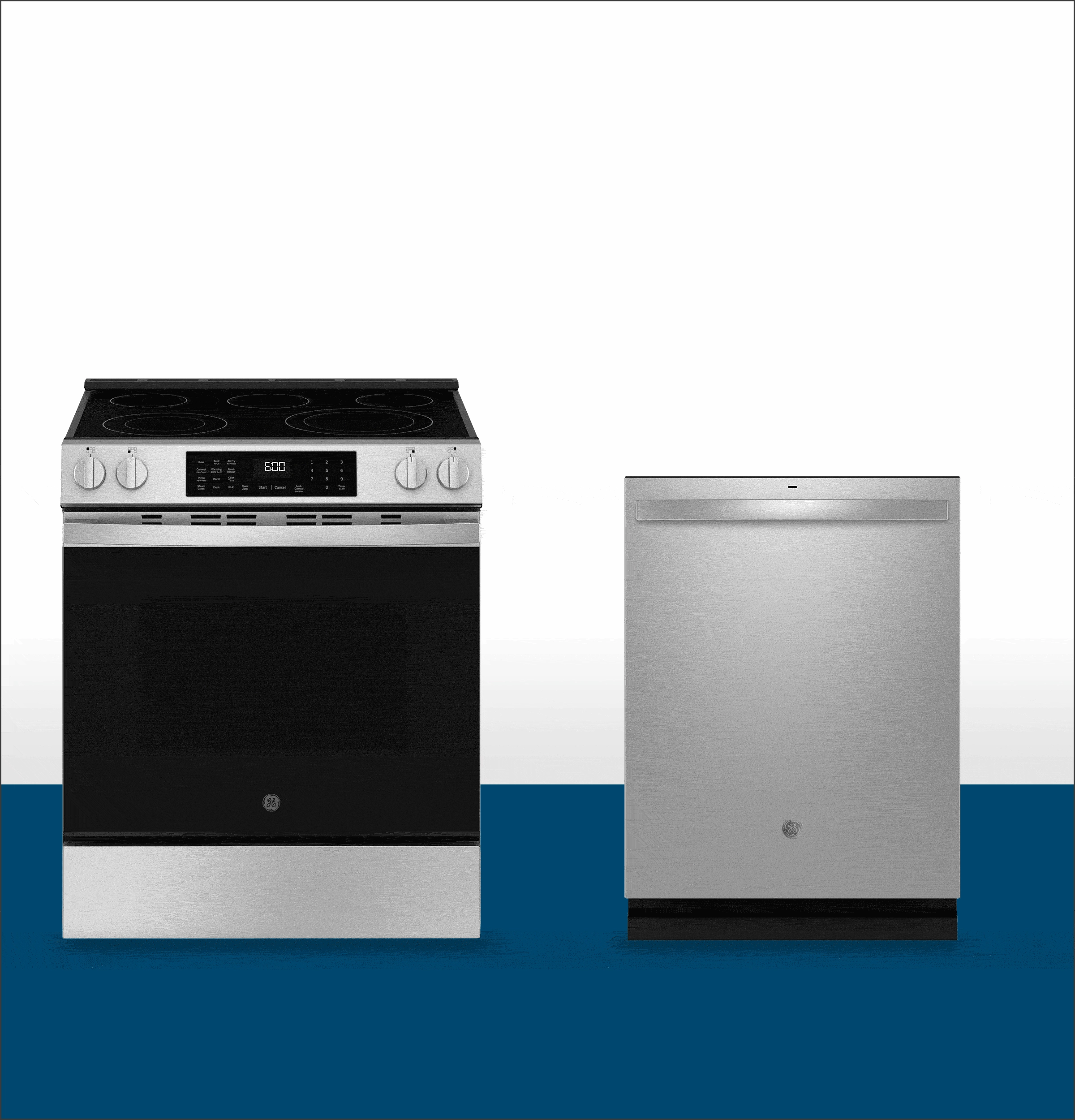 Ge Appliances GRS600AVES Ge 30" Slide-In Electric Convection Range With No Preheat Air Fry And Easywash&#8482; Oven Tray