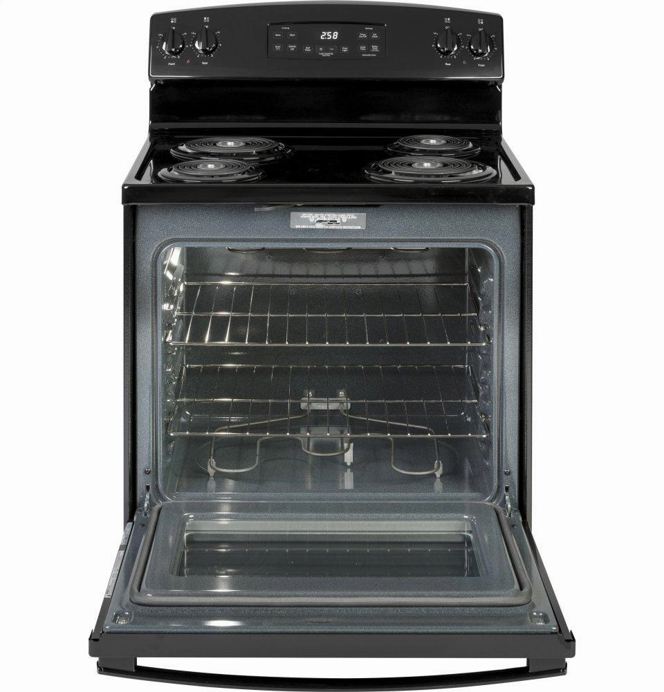Ge Appliances JB258DMBB Ge 30" Free-Standing Self-Clean Electric Range