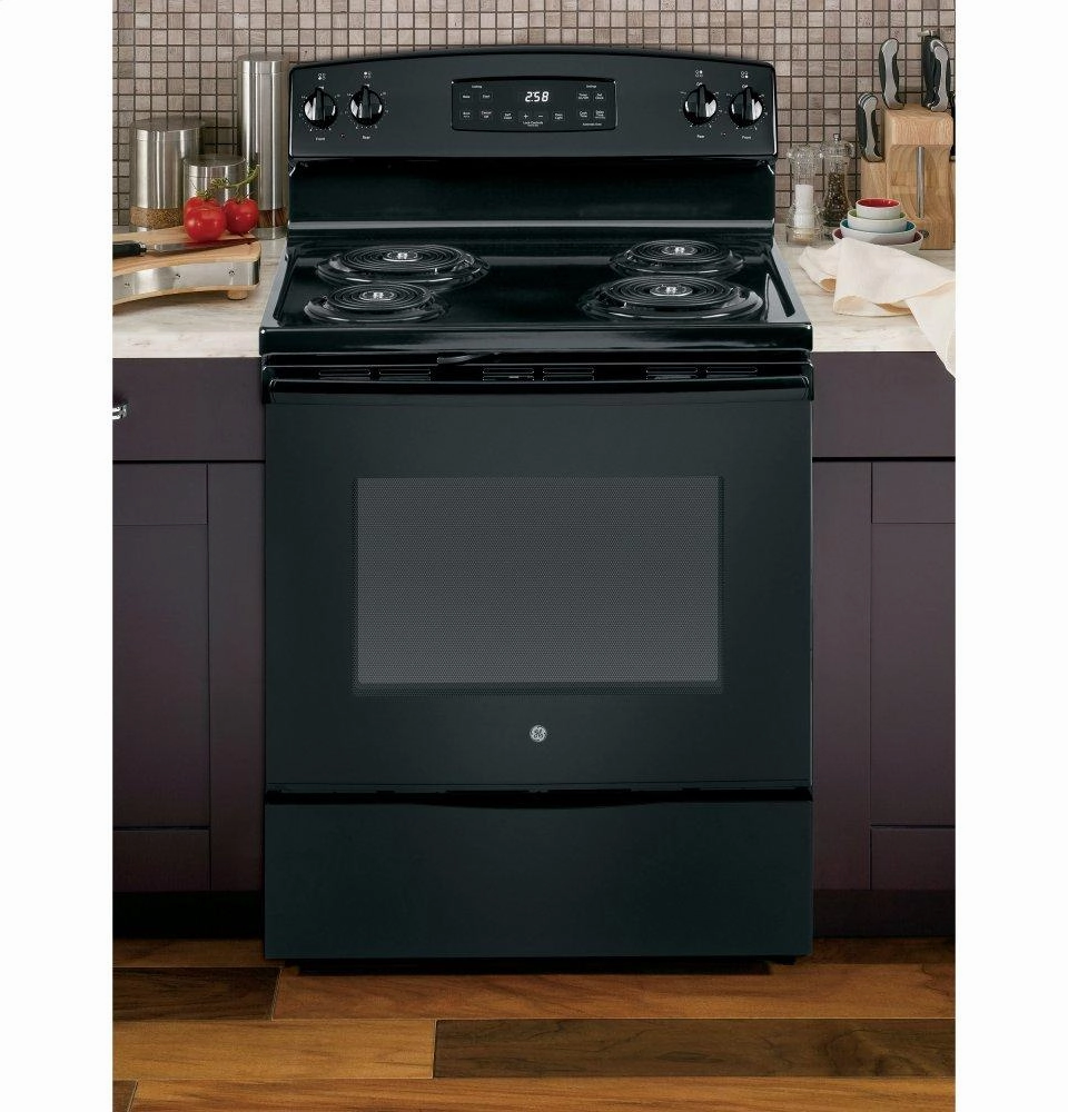 Ge Appliances JB258DMBB Ge 30" Free-Standing Self-Clean Electric Range