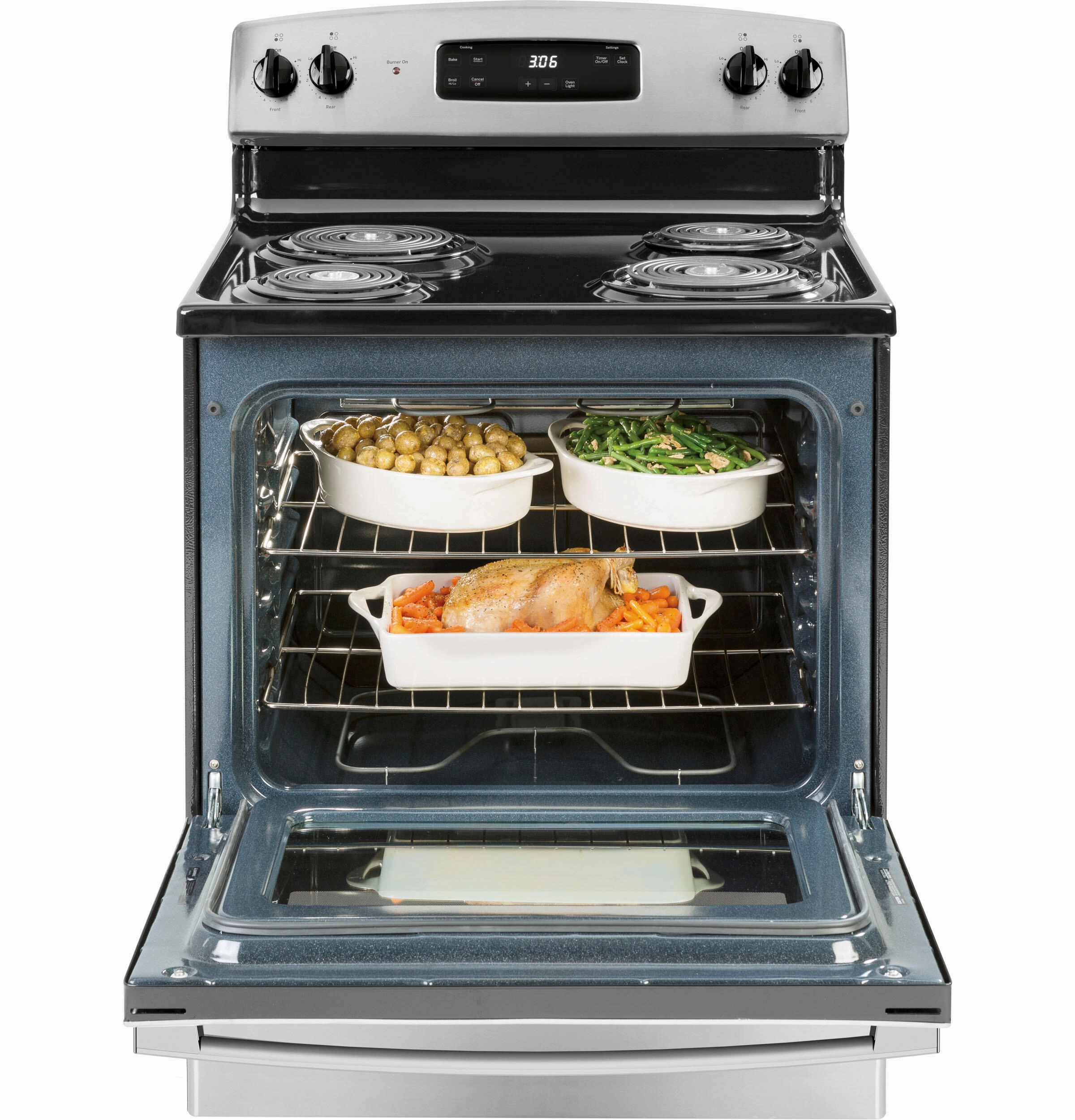 Ge Appliances JBS360RRSS Ge 30" Free-Standing Electric Range