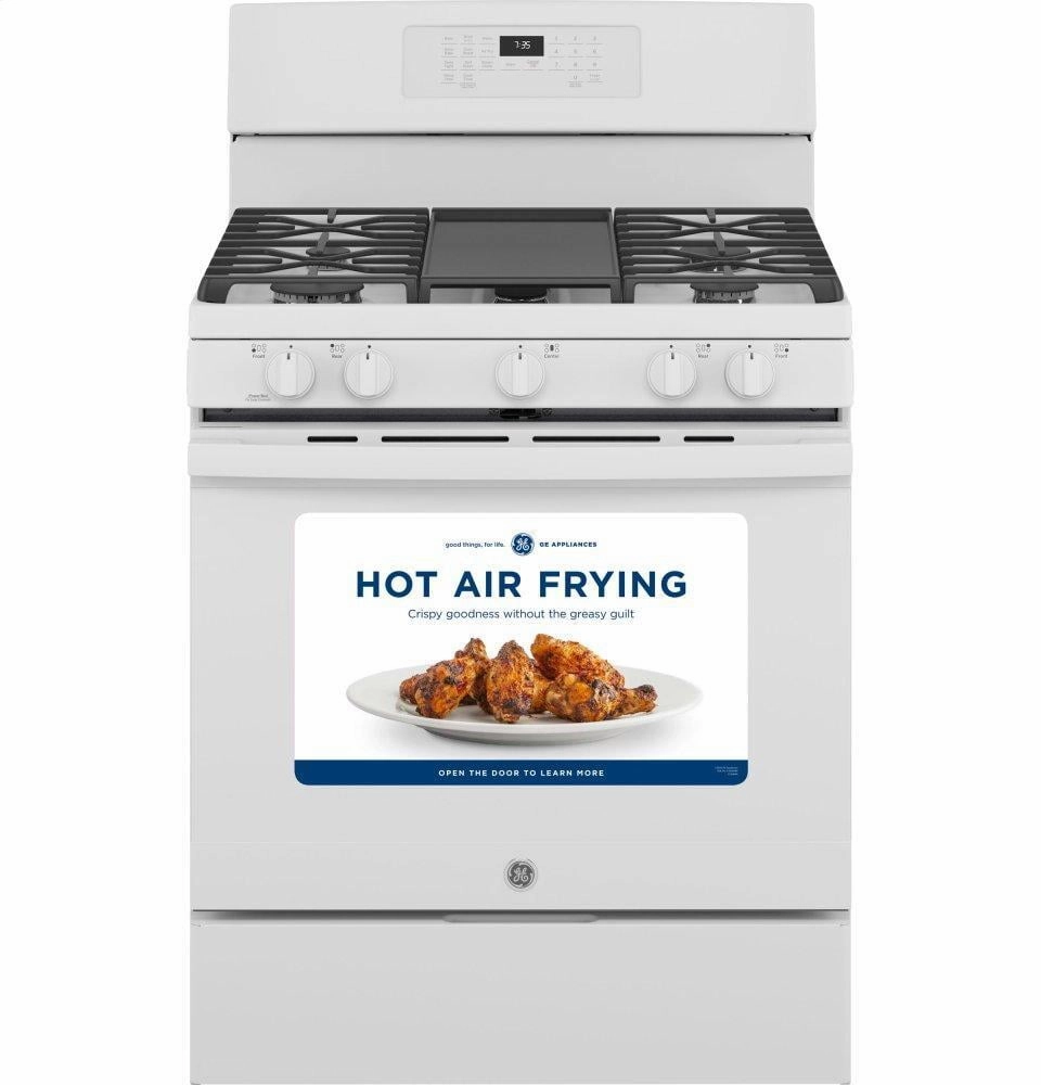 Ge Appliances JGB735DPWW Ge 30" Free-Standing Gas Convection Range With No Preheat Air Fry