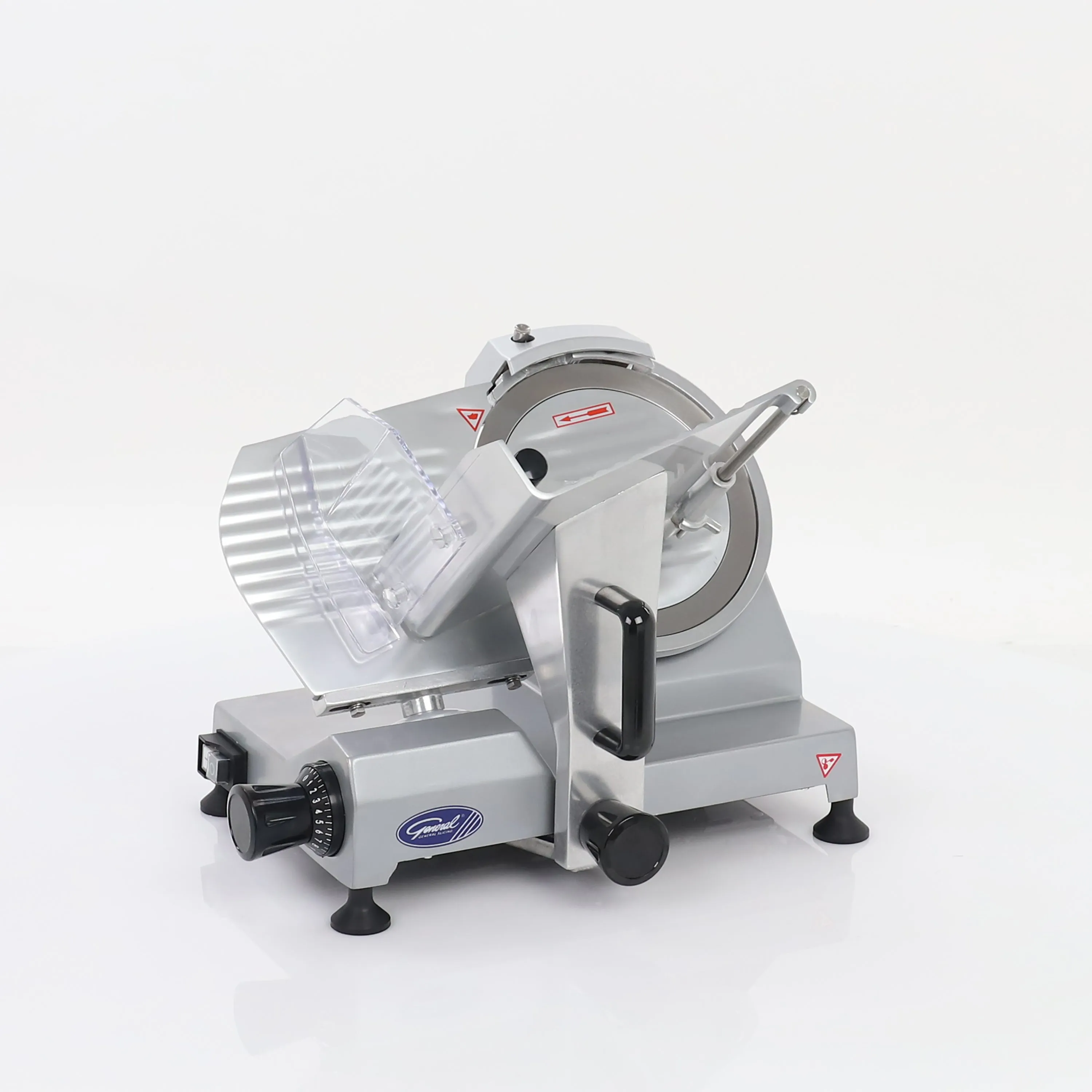 General - GSE009, General Foodservice Manual Commercial Food Slicer, 9 Inch Knife, Light Duty, in Stainless Steel