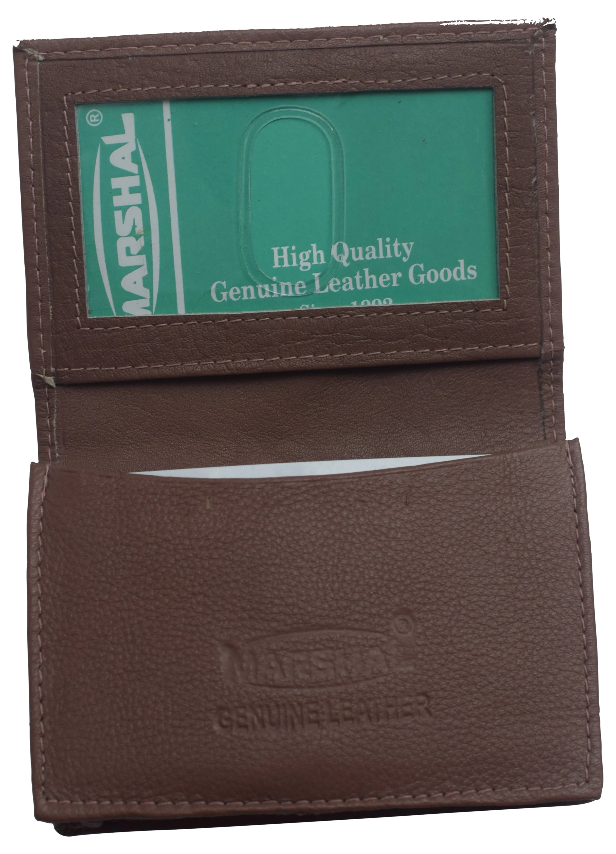 Genuine Leather Business Card Holder Name Card Case Credit Card Wallet With Id Window Rfid Blocking Gift Ideas Galore