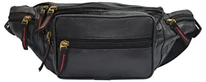 Genuine Leather Fanny Pack Front Pocket Rfid Travel Outdoor Hiking Bottle Holder Pouch Wallet Purse For Men Women Hot Clearance Now
