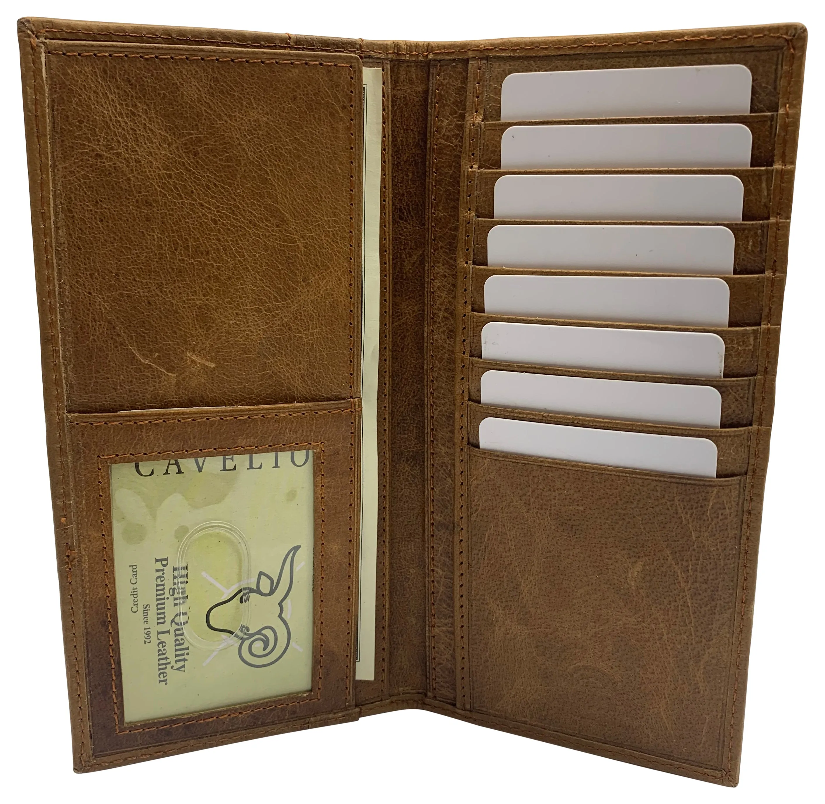Exclusive Online Offer Genuine Leather Men'S Chain Biker Wallet Long Bifold Checkbook Rfid Blocking Wallets For Men