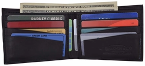 Hot Clearance Now Genuine Cowhide Leather Simple Card Holder Bifold Wallet 758 Cf
