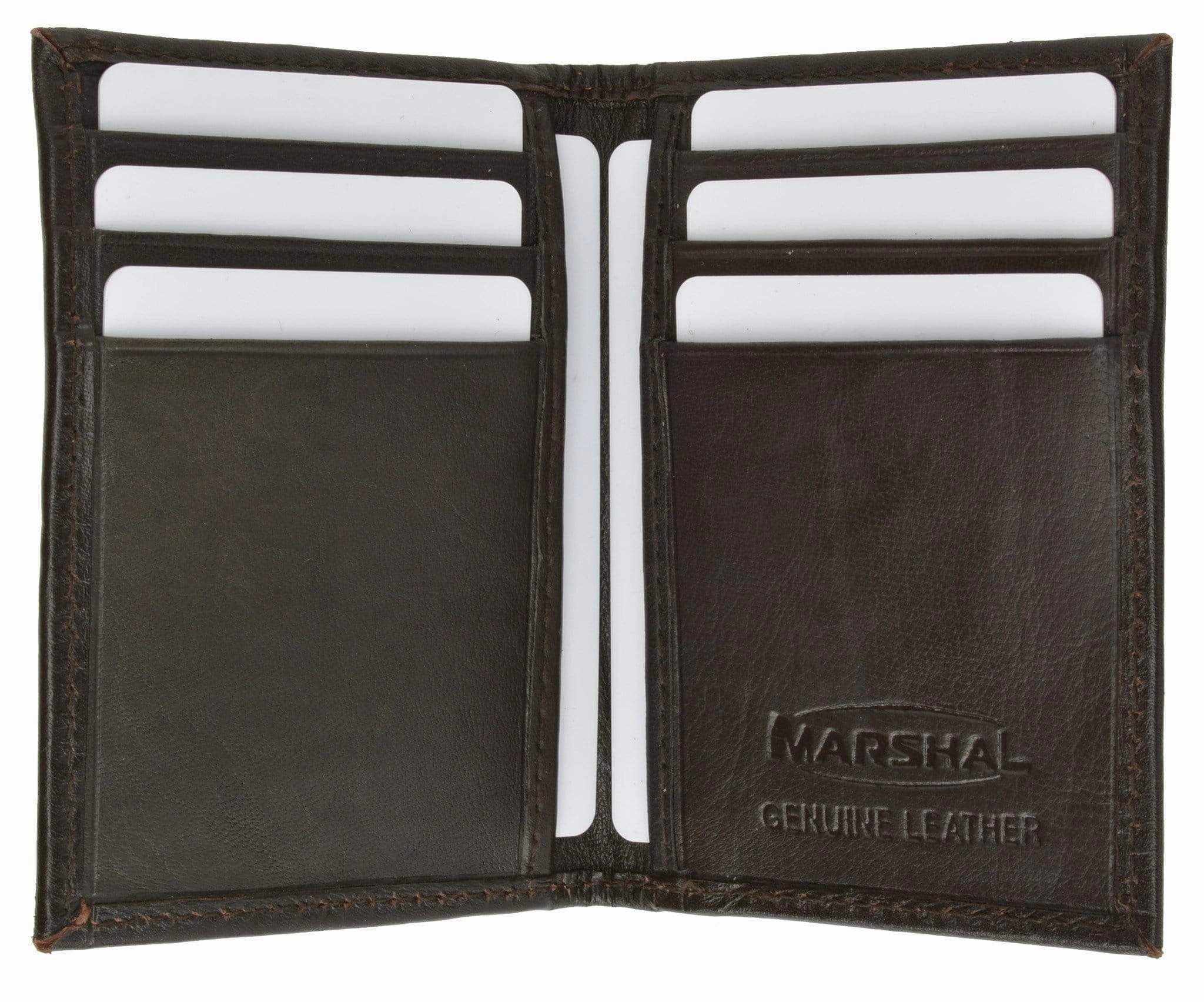 Genuine Lamb Leather Bifold Business Card And Credit Card Holder Top Load 68 (C) Shop Hot Deals