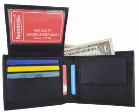 Genuine Lambskin Soft Leather Bifold Credit Card Wallet With Coin Pouch 59 Special Steal Event Limited Time Offer