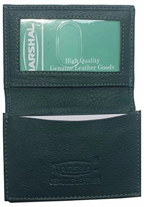 Today Only Hot Sale Weekend Specials Genuine Leather Business Card Holder Name Card Case Credit Card Wallet With Id Window Rfid Blocking