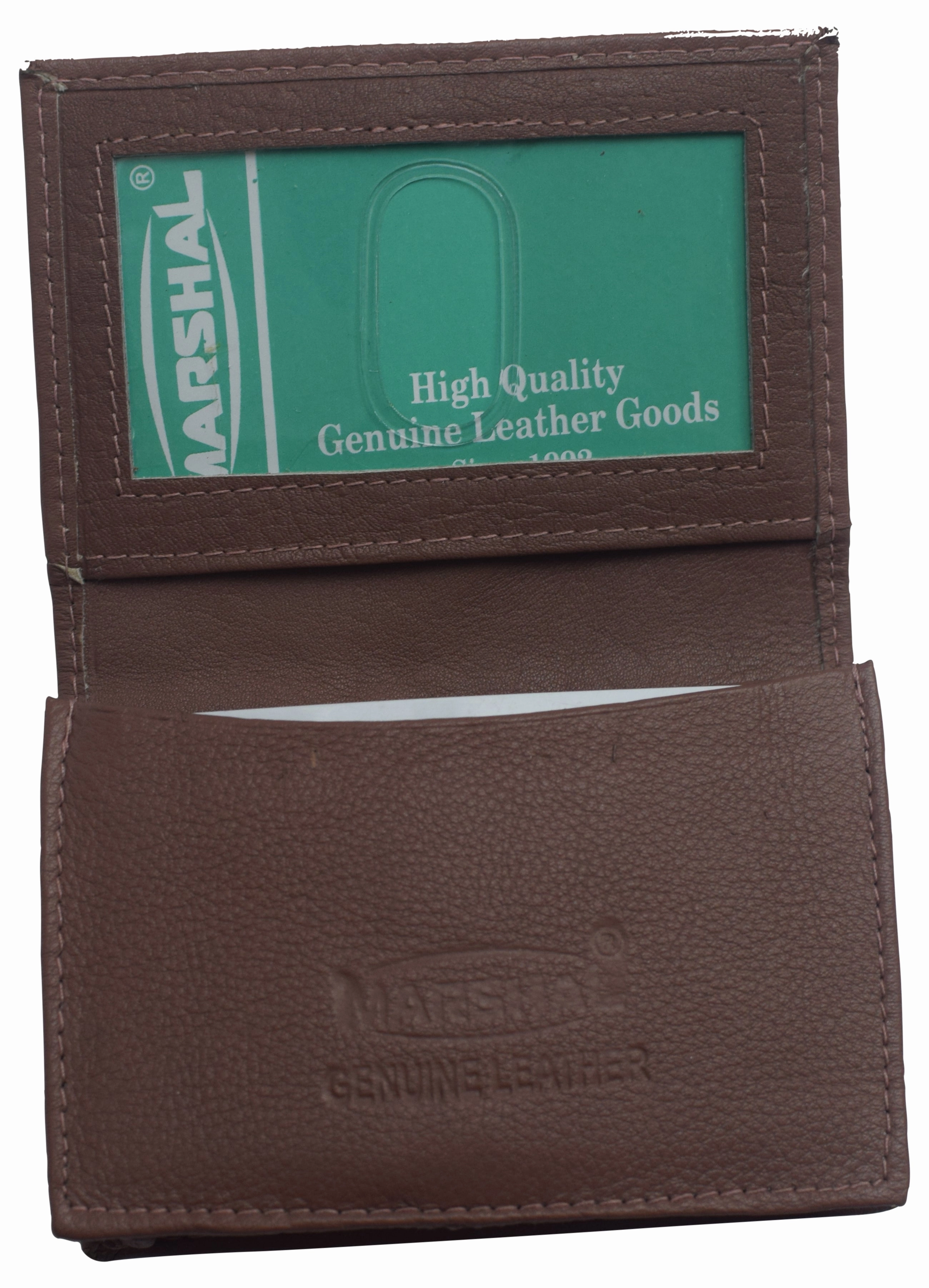 Genuine Leather Business Card Holder Name Card Case Credit Card Wallet With Id Window Rfid Blocking Gift Ideas Galore