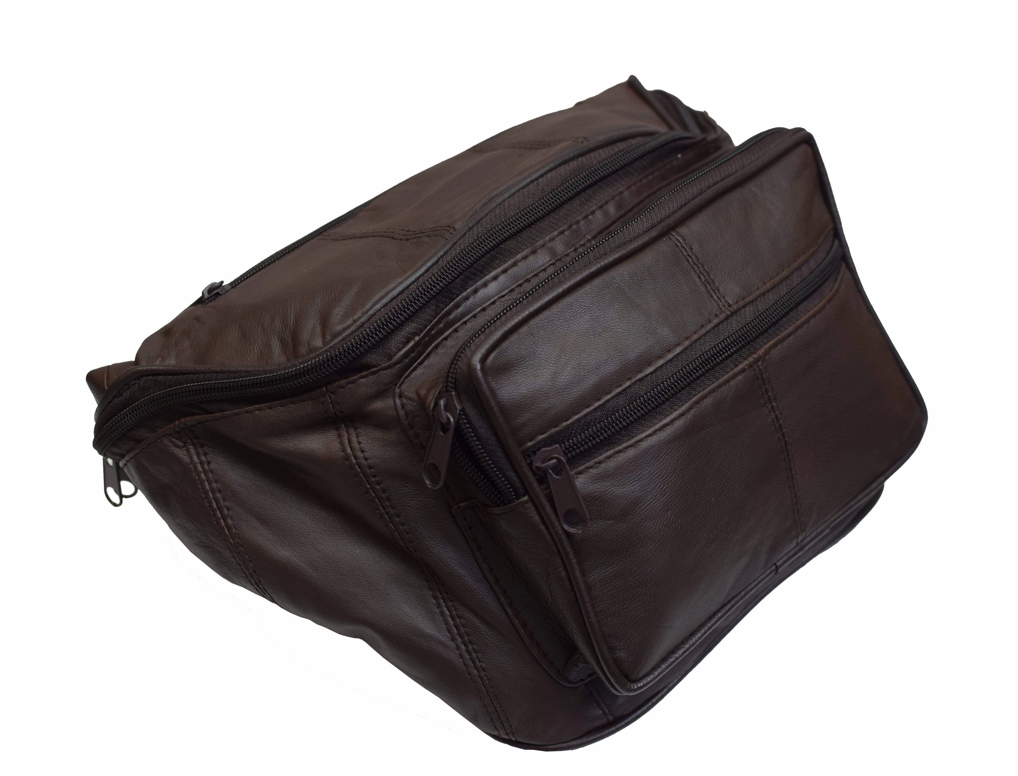 Hot Offer Frenzy MustHave Gift Ideas Genuine Leather Concealed Carry Weapon Waist Pouch Fanny Pack Gun Conceal Purse For Both Men & Women
