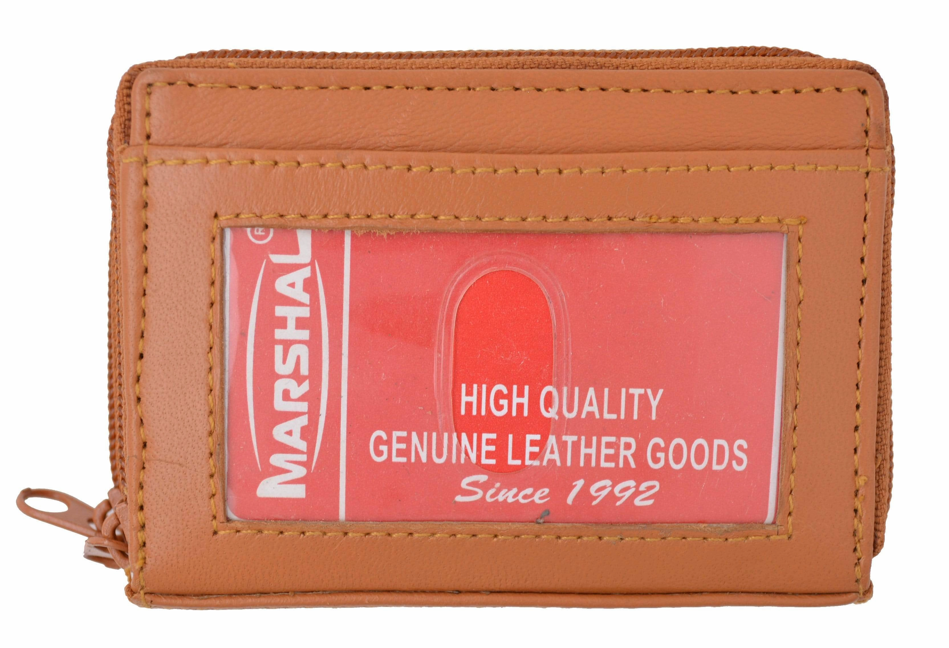 MustHave Deal Genuine Leather Credit Card Case Holder Travel Wallet With Id Window 3522
