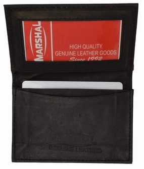 Genuine Leather Expandable Credit Card Id Business Card Holder Wallet 580 Cf Steal the Deal Now