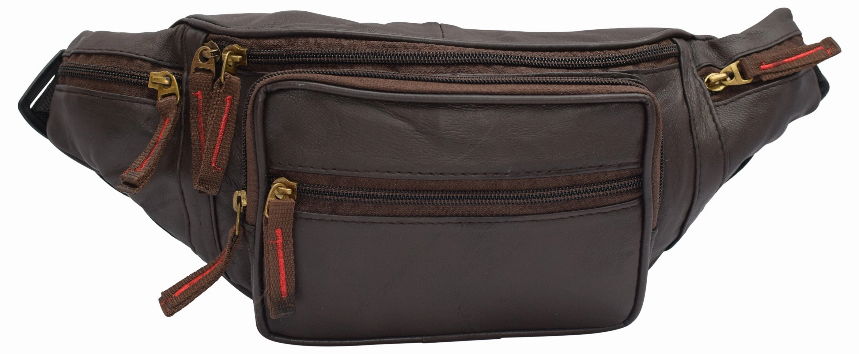 Save Today Only Genuine Leather Fanny Pack Front Pocket Rfid Travel Outdoor Hiking Bottle Holder Pouch Wallet Purse For Men Women