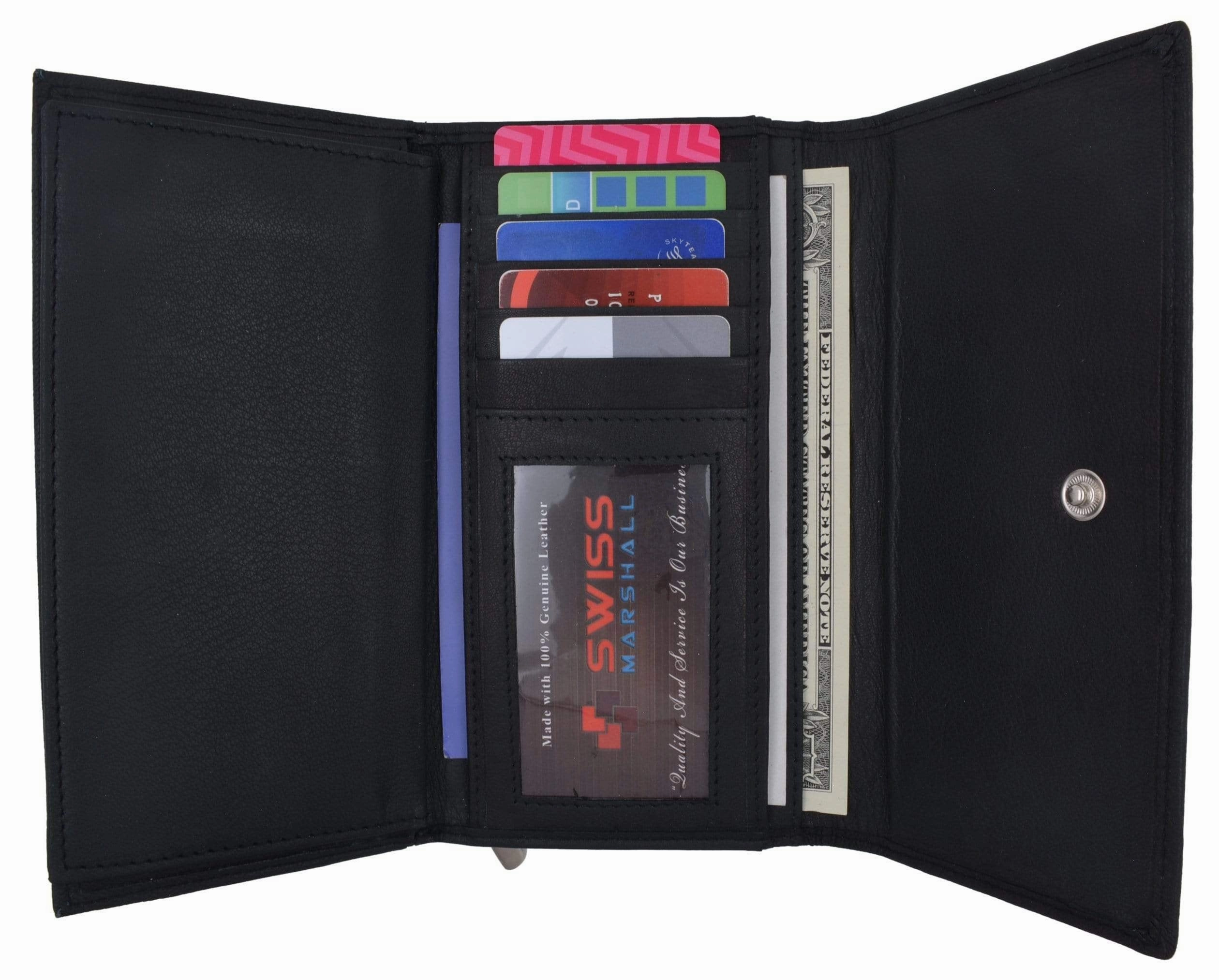 Genuine Leather Ladies Large Clutch Checkbook Holder Fashion Purse Wallet Today Only Discount Alert