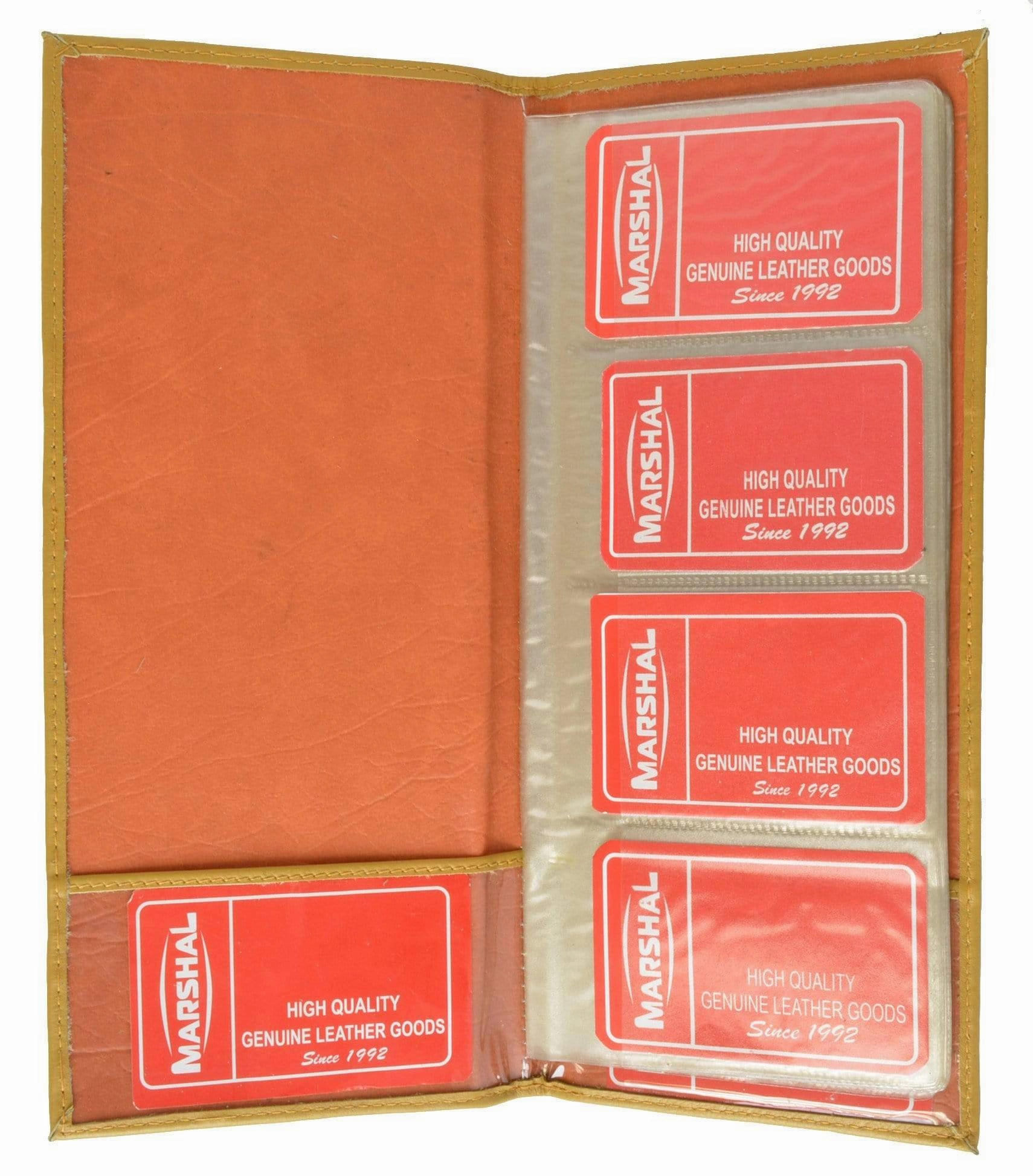 Genuine Leather Large Business Card Holder Book Organizer Office Executives 4570 Cf (C) Hot Pick of the Day