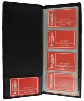 Flash Sale Now Last Chance Offer Genuine Leather Large Business Card Holder Book Organizer Office Executives 4570 Cf (C)