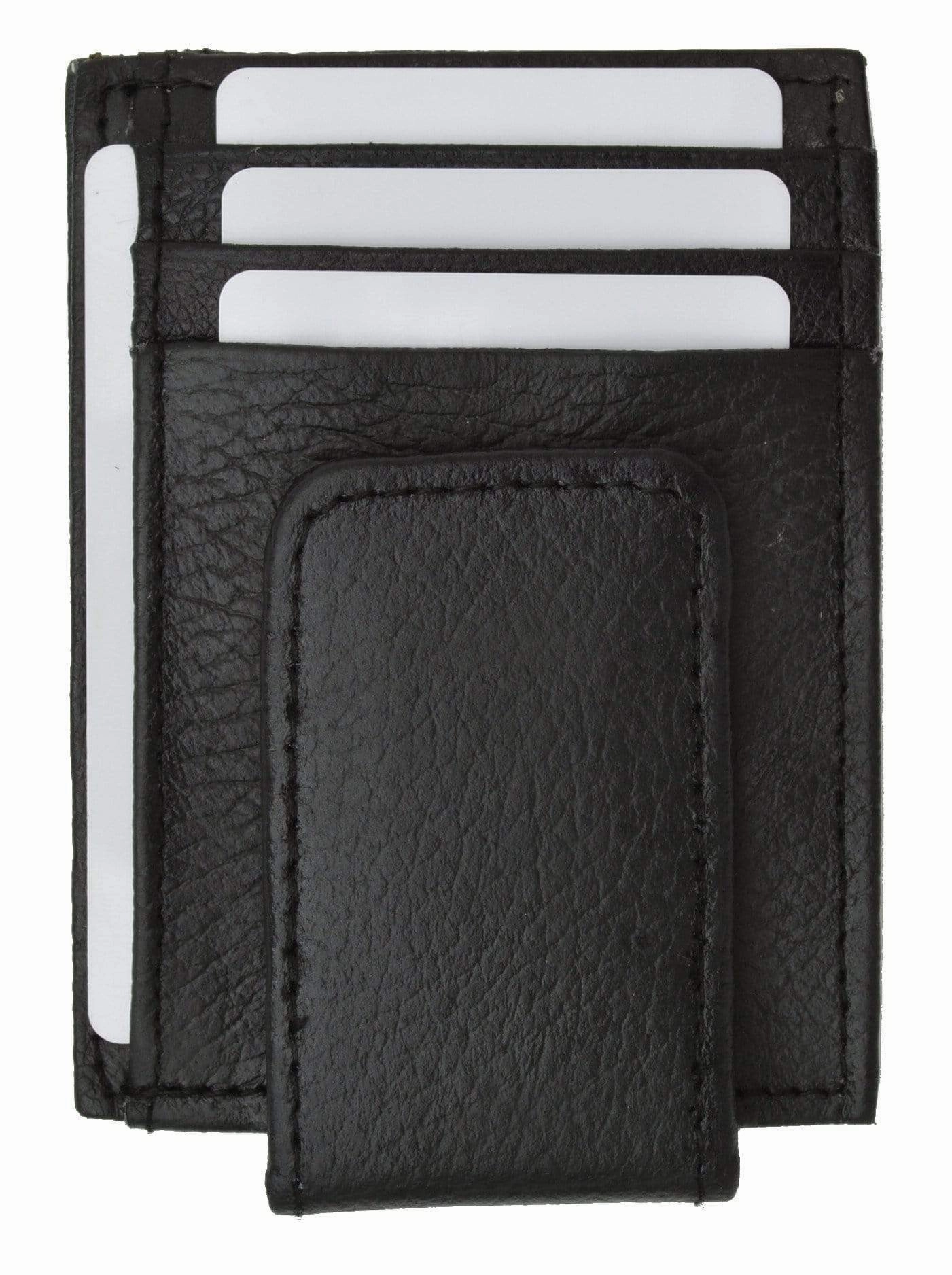 GiftWorthy Sale Shop Hot Deals Genuine Leather Money Clip Front Pocket Wallet With Magnet Clip And Card Id Case 910E Cf (C)