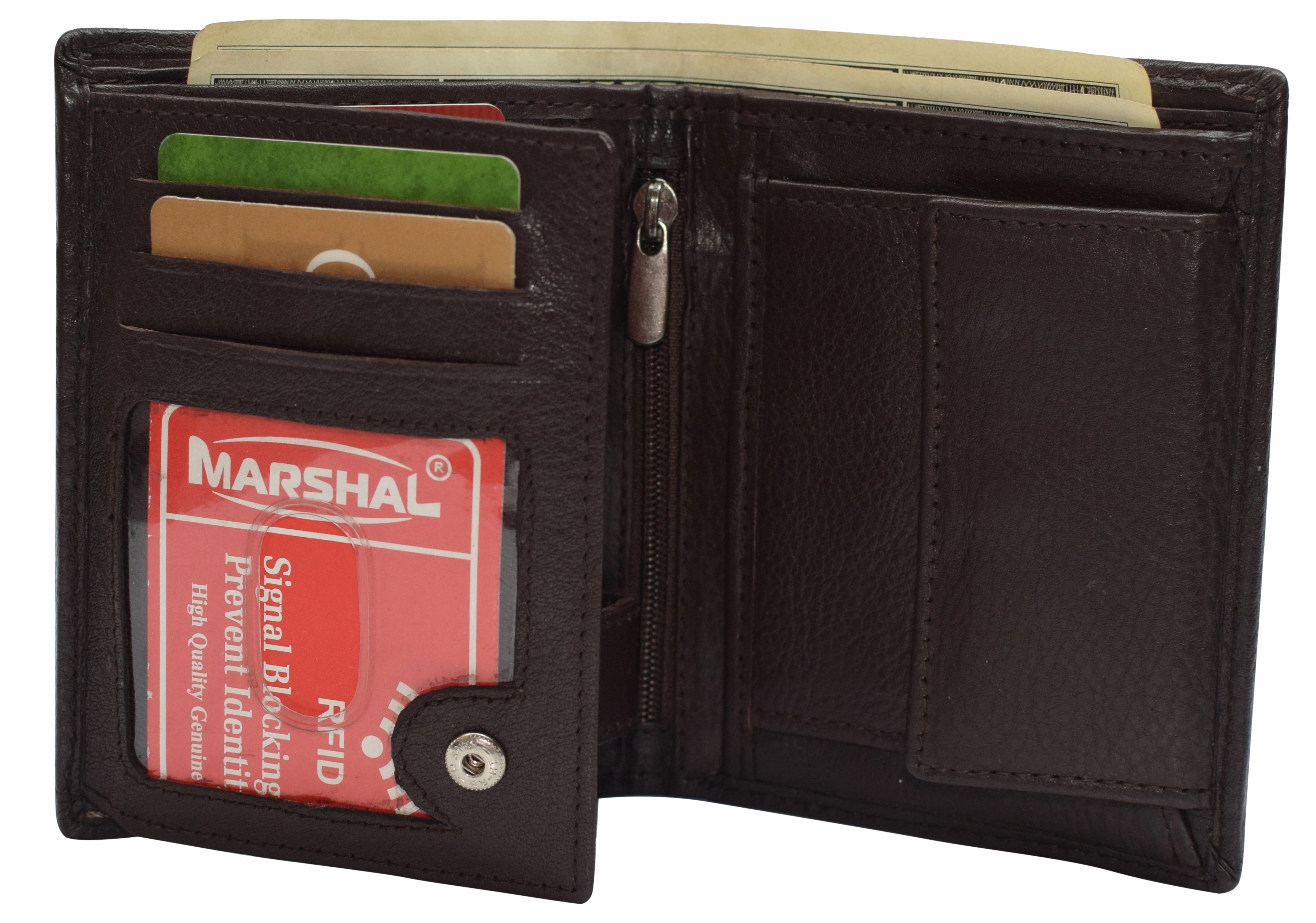 Shop Save Big GiftWorthy Sale Genuine Leather Rfid Signal Blocking Wallets For Men - Large Capacity - Hipster Bifold Multi Credit Card Holder