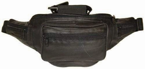 Genuine Leather Waist Bag Cellphone Holder Fanny Pack With Adjustable Strap 2305 (C) Shop Grab Now