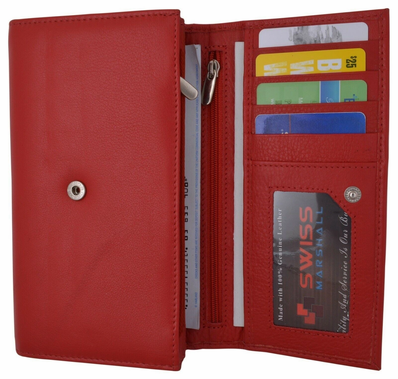 Genuine Leather Wallets For Women'S Ladies Wallet Clutch Accordion Rfid Blocking Limited Stock Offer Big Clearance Event