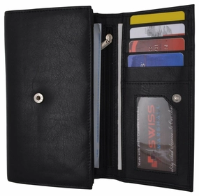 Flash Sale Alert Shop Hot Deals Genuine Leather Wallets For Women'S Ladies Wallet Clutch Accordion Rfid Blocking