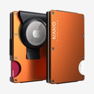 Airtag Money Clip Wallet (Ventura Orange) Trendy Picks Today Limited Time Offer