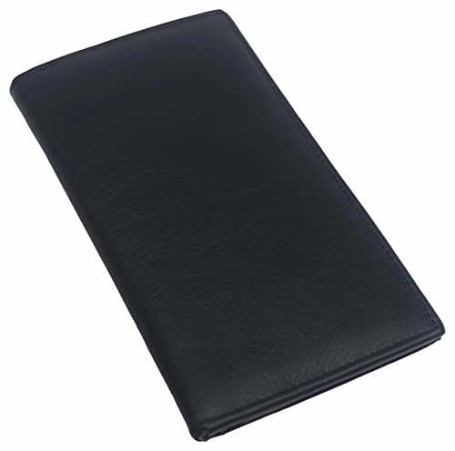 Leather Long Wallets For Men Rfid Protected - Men'S Slim Long Wallet & Checkbook Wallet Mega Discount Today