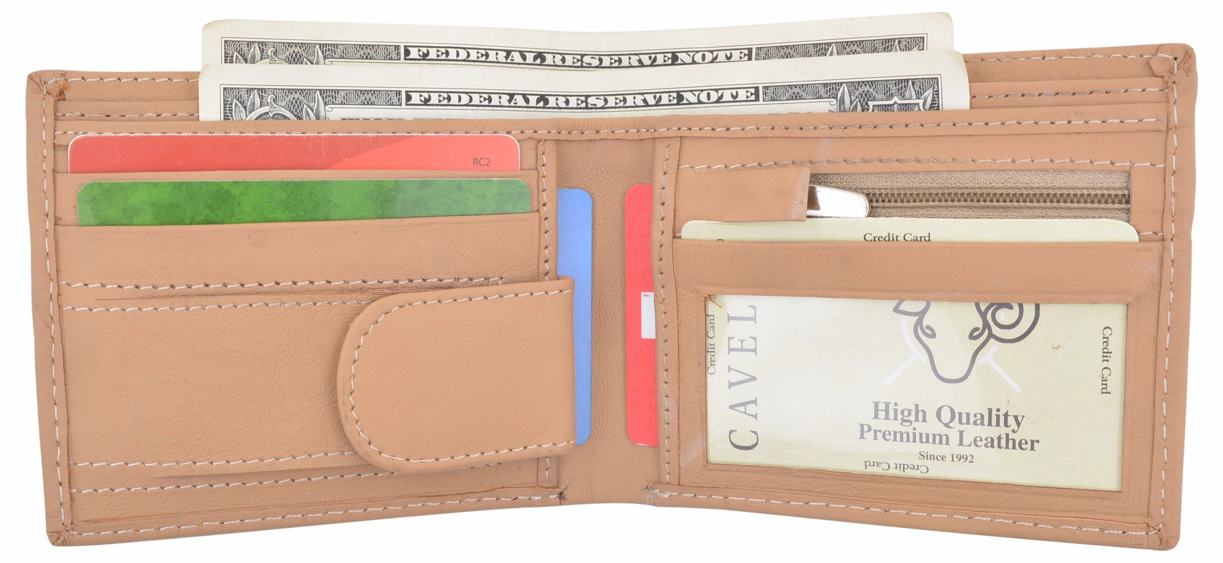 Hot Offer Ending Soon Slim Mens Bifold Wallet Premium Leather Credit Card Id Holder Key Pocket Wallet