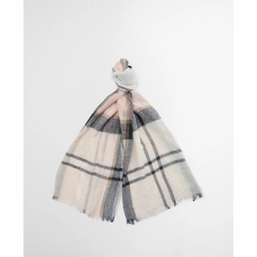 Exclusive Online Deal Barbour Abigail Ladies Tartan Scarf - Primrose Safari Tartan