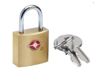 Go Travel Tsa Brass Key Padlock Best Seller Deal